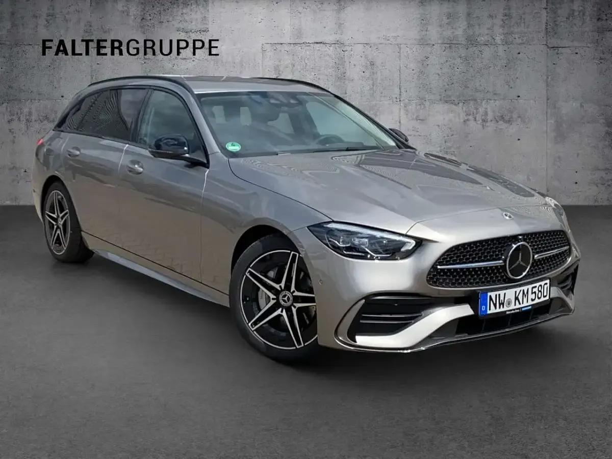 Gebraucht Mercedes C220 AMG 200 PS (147 kW) 2024 Mojavesilber Kombi