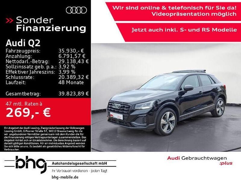 Mythosschwarz metallic Gebraucht 2024 Audi Q2 Advanced Plus SUV | 35.930 € (Etwas zu teuer) - Bild 1/4