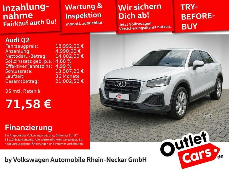 Weiß Gebraucht 2023 Audi Q2 Comfort SUV | 18.992 € (Fairer Preis) - Bild 1/3