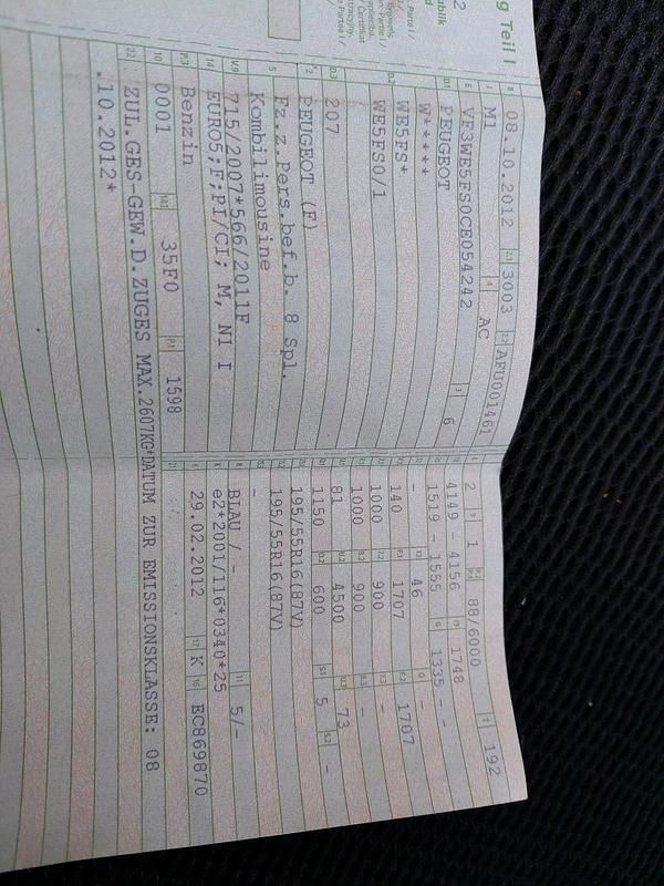 Blau Gebraucht 2012 Peugeot 207 Kombi | 3.600 € - Bild 1/4