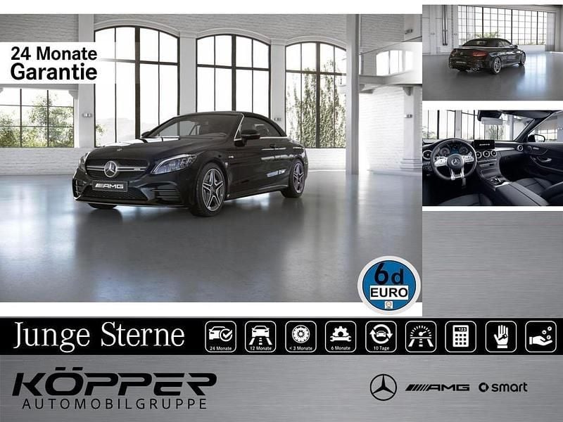 Obsidianschwarz Gebraucht 2021 Mercedes C43 AMG AMG Cabrio | 48.888 € (Guter Preis) - Bild 1/4