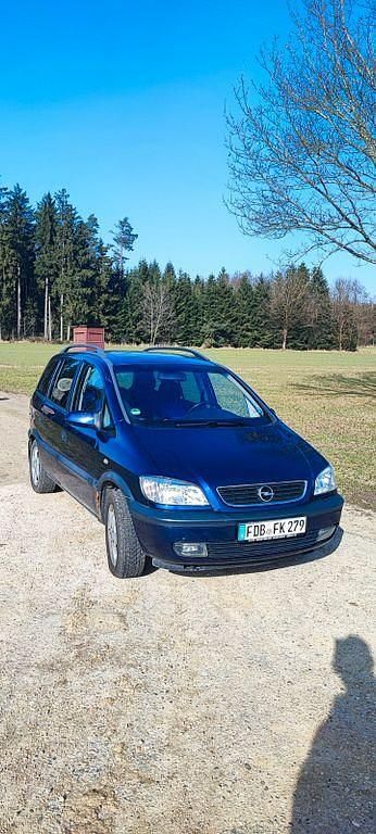 Gebraucht Opel Zafira 125 PS (91 kW) 2001 Blau Van / Kleinbus