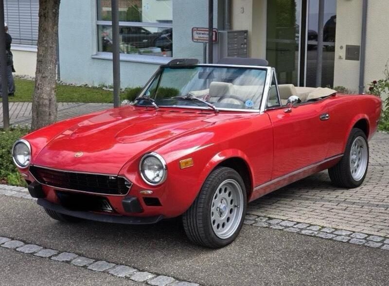 Rot Gebraucht 1979 Fiat 124 Spider Cabrio | 14.000 € - Bild 1/4