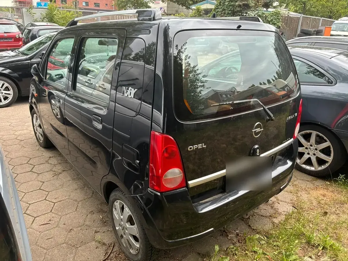Gebraucht Opel Agila Njoy 75 PS (55 kW) 2002 Schwarz Van / Kleinbus