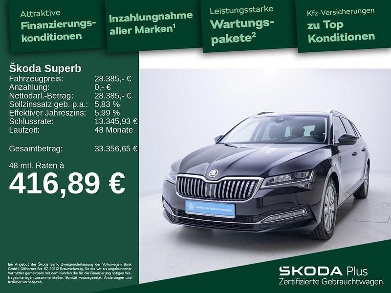 Blackmagic perleffekt Gebraucht 2022 Skoda Superb Style Kombi | 28.385 € (Fairer Preis) - Bild 1/4