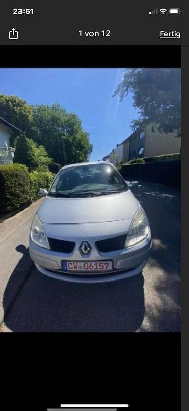 Silber Gebraucht 2007 Renault Scénic II Van / Kleinbus | 1.499 € (Guter Preis) - Bild 1/4