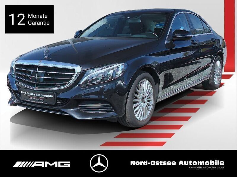 Schwarz Gebraucht 2018 Mercedes C300 Exclusive Limousine | 22.490 € (Guter Preis) - Bild 1/4