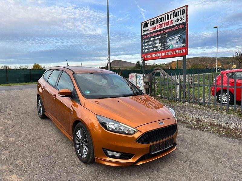 Orange Gebraucht 2018 Ford Focus ST-Line Kombi | 5.990 € (Superpreis) - Bild 1/4