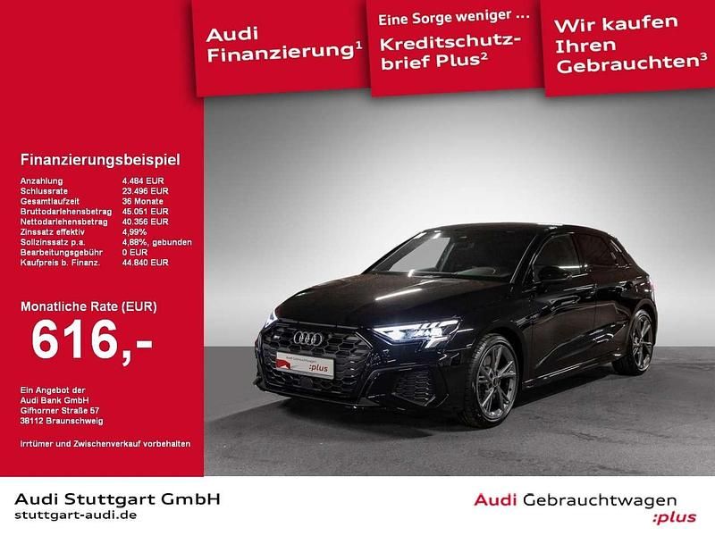 Schwarz Gebraucht 2024 Audi S3 Sport Limousine | 44.840 € (Fairer Preis) - Bild 1/2
