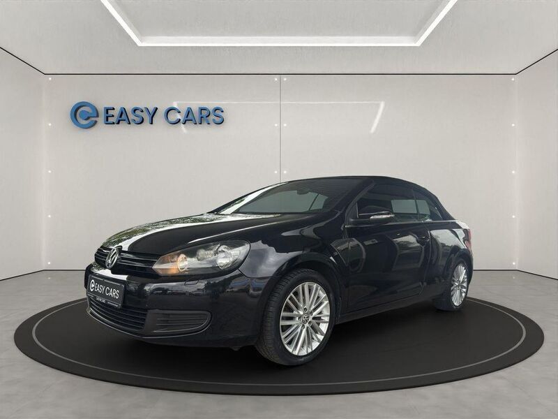 Schwarz Gebraucht 2012 VW Golf Cabriolet Cabrio | 5.480 € (Guter Preis) - Bild 1/4