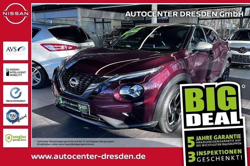 Gebraucht Nissan Juke N-Connecta 114 PS (83 kW) 2022 Burgundy/silver SUV