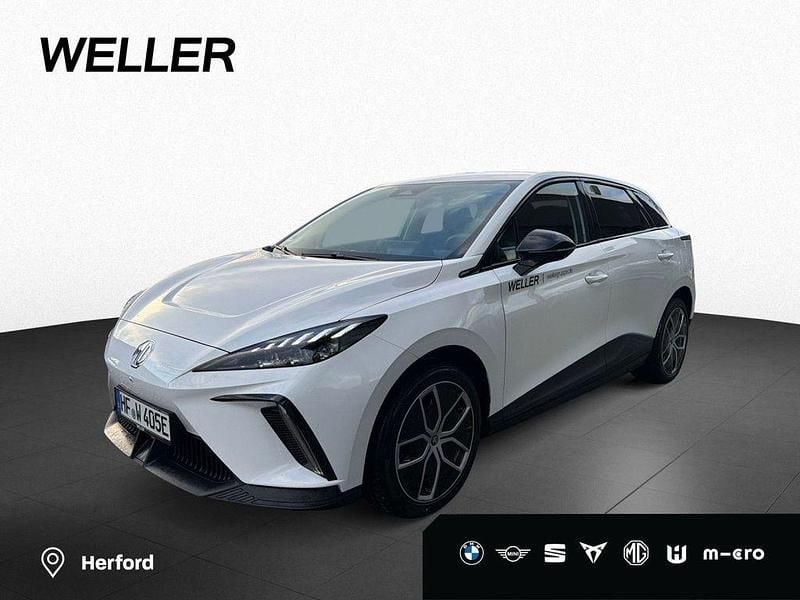 Dover white (weiß) Gebraucht 2025 MG MG4 EV Luxury Kleinwagen | 24.480 € (Fairer Preis) - Bild 1/4