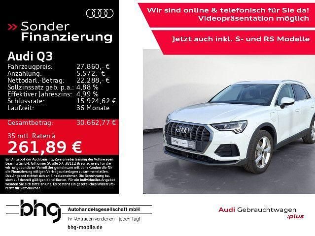 Weiß Gebraucht 2022 Audi Q3 Ambiente SUV | 27.860 € (Guter Preis) - Bild 1/4