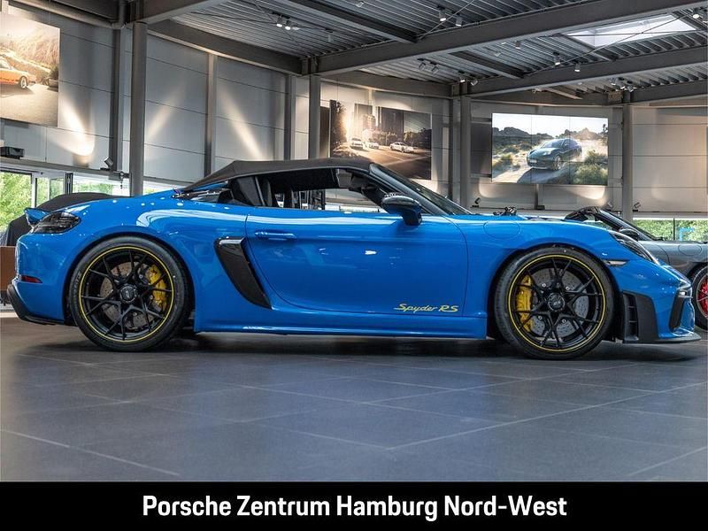 Neu Porsche 718 Spyder Chrono 500 PS (367 kW) 2025 Blau Cabrio