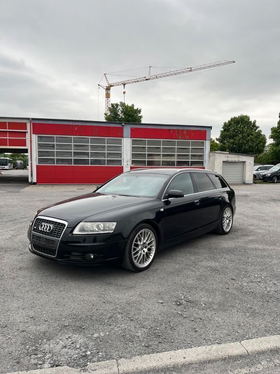 Schwarz Gebraucht 2008 Audi A6 S-Line Kombi | 3.999 € (Superpreis) - Bild 1/4