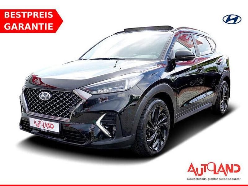 Schwarz Gebraucht 2021 Hyundai Tucson N Line SUV | 26.490 € (Fairer Preis) - Bild 1/4