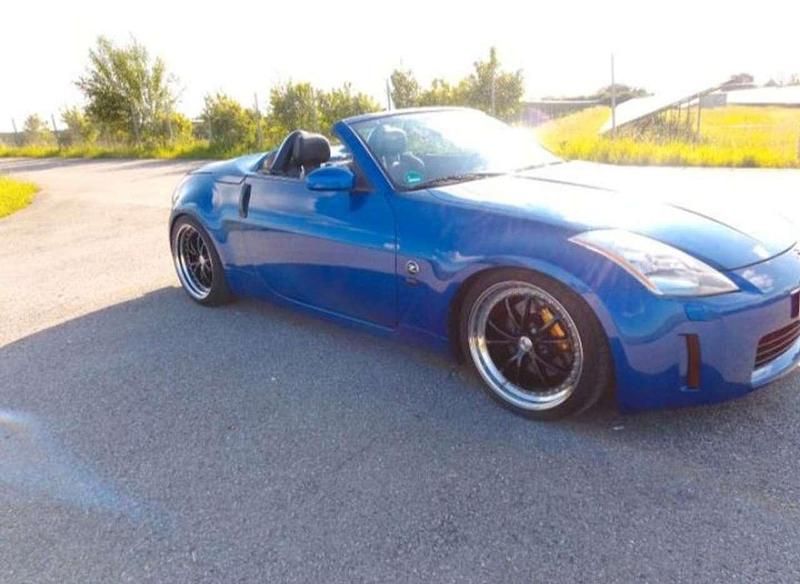 Blau Gebraucht 2006 Nissan 350Z Pack Cabrio | 17.600 € (Guter Preis) - Bild 1/4