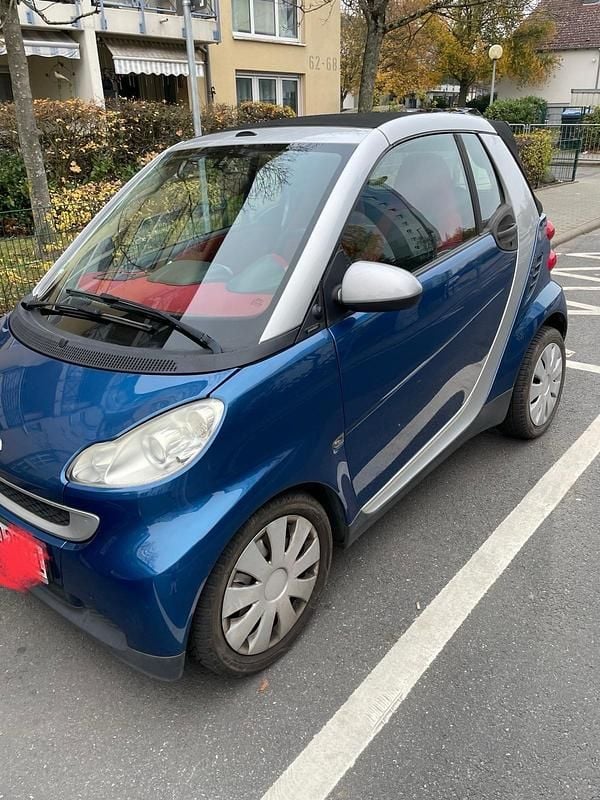 Blau Gebraucht 2009 Smart ForTwo Cabrio Cabrio | 3.400 € (Guter Preis) - Bild 1/4