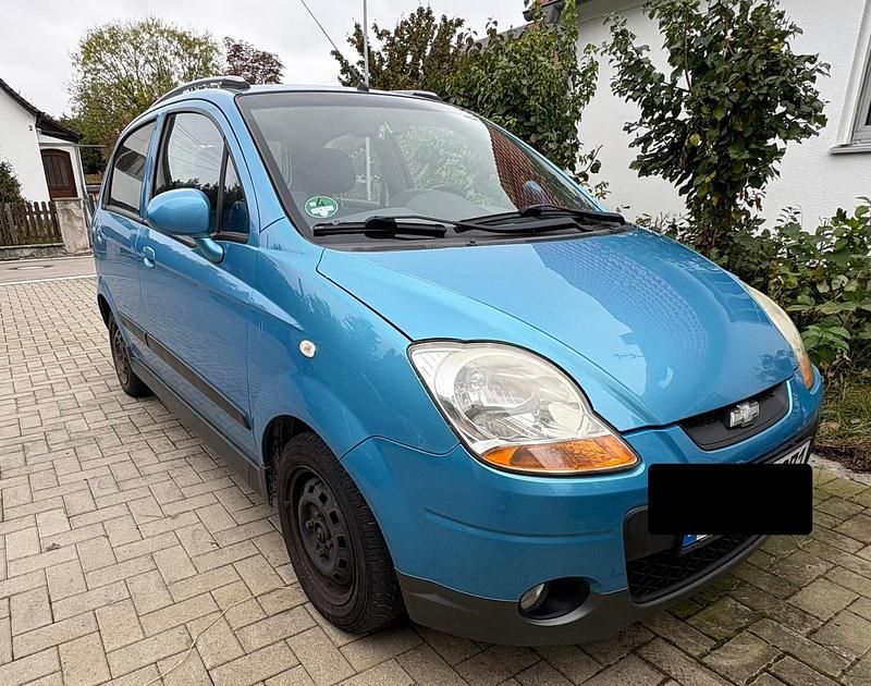 Blau Gebraucht 2008 Chevrolet Matiz Kleinwagen | 650 € (Superpreis) - Bild 1/4