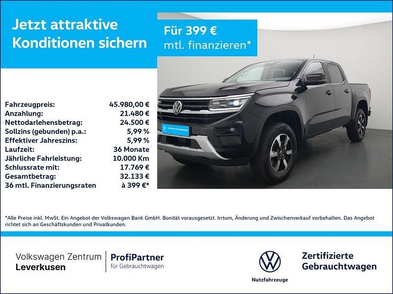 Midnight black Gebraucht 2023 VW Amarok Style Abholung | 52.988 € (Fairer Preis) - Bild 1/4
