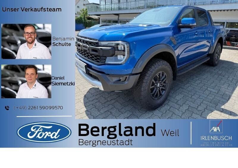 Blue lightning metallic blau Neu 2025 Ford Ranger Raptor Abholung | 73.990 € (Teuer) - Bild 1/4
