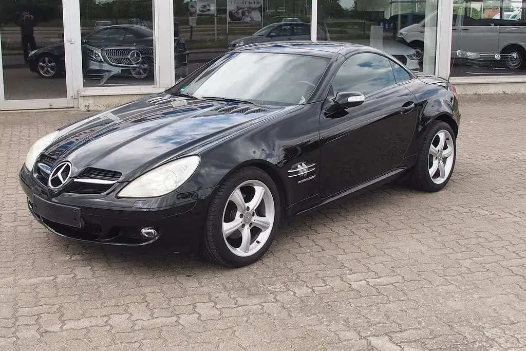 Usata Mercedes SLK200 163 CV (119 kW) 2004 Nero Cabrio