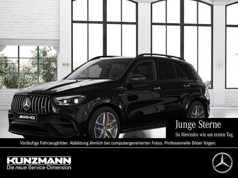 Obsidianschwarz metallic Gebraucht 2024 Mercedes GLE63 AMG AMG SUV | 117.603 € (Fairer Preis) - Bild 1/4