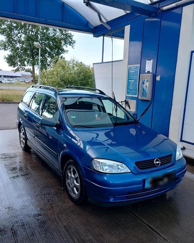 Usata Opel Astra 101 CV (74 kW) 2002 Blu Station wagon