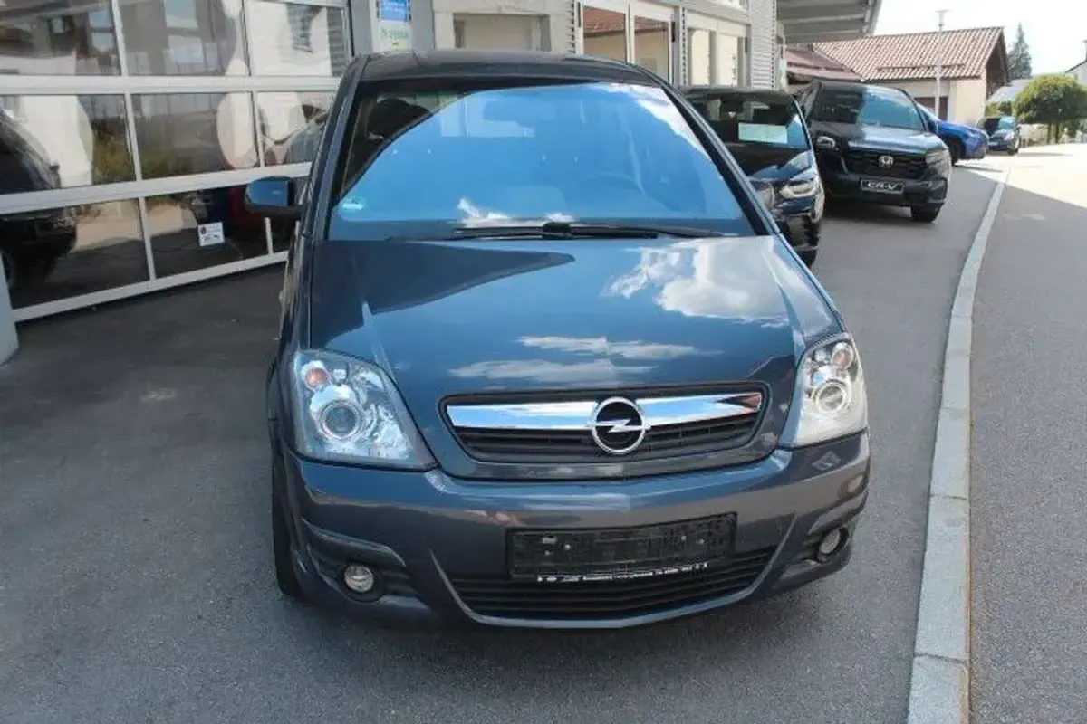 Gebraucht Opel Meriva Innovation 105 PS (77 kW) 2008 Metro blue/metro Van / Kleinbus