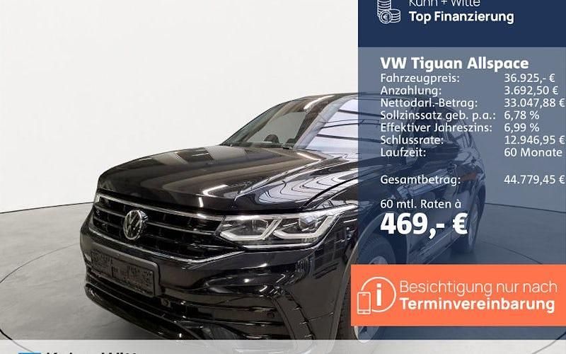 Gebraucht VW Tayron R-line 245 PS (180 kW) 2022 Schwarz SUV
