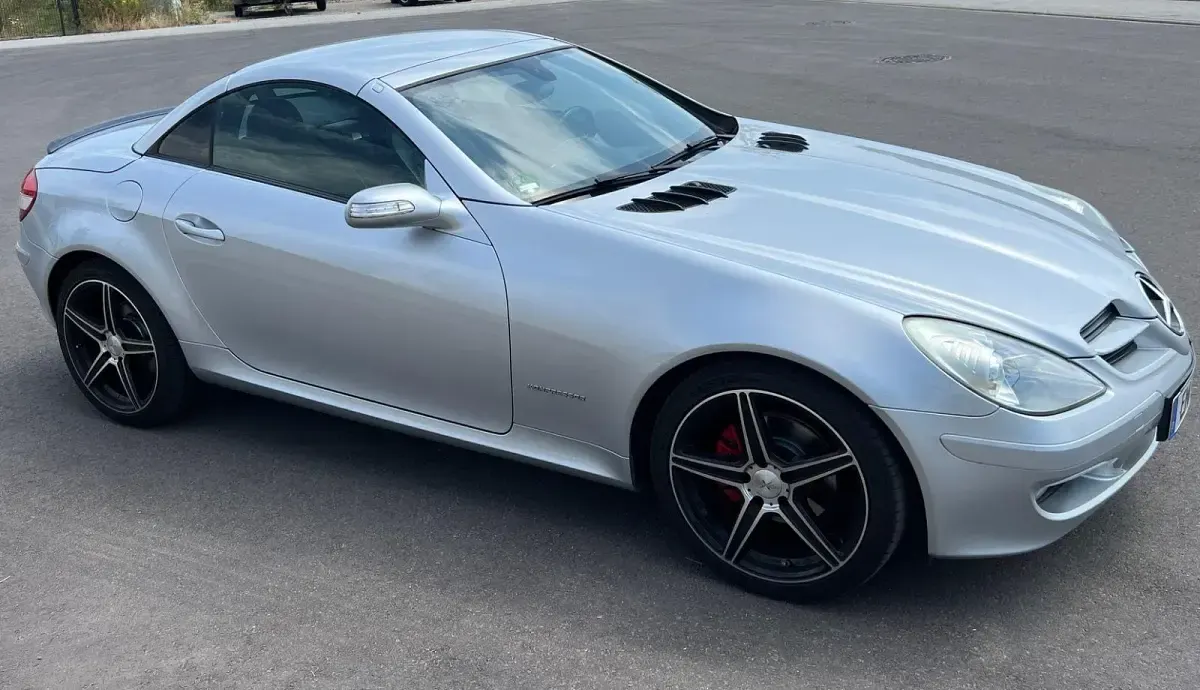 Gebraucht Mercedes SLK200 163 PS (119 kW) 2005 Silber Cabrio