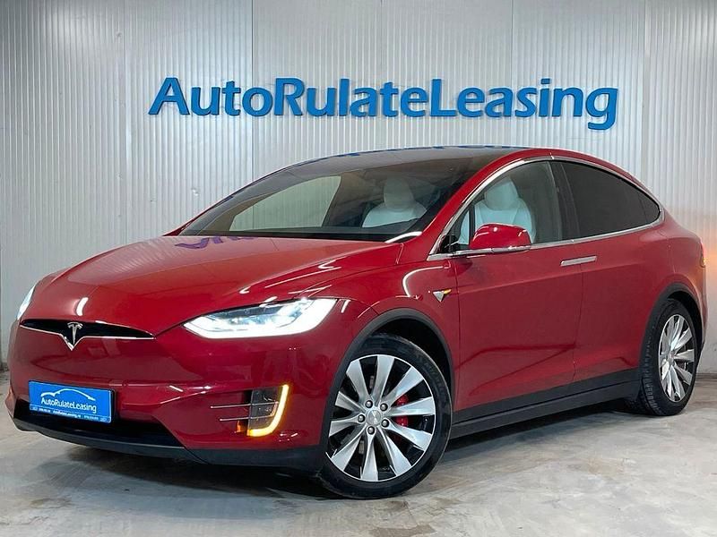 Rot Gebraucht 2020 Tesla Model X SUV | 44.990 € (Fairer Preis) - Bild 1/4