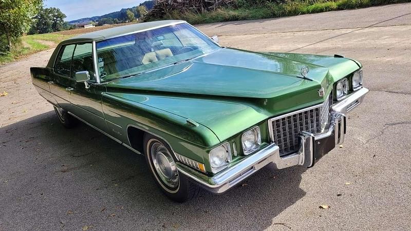 Second-hand Cadillac Deville 220 CP (161 kW) 1971 Verde Berlinǎ