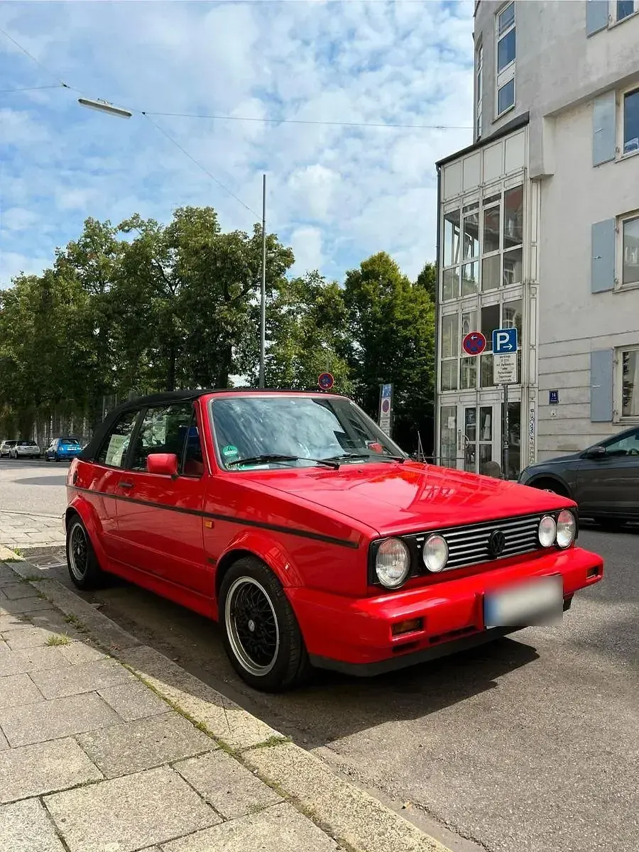 Gebraucht VW Golf Cabriolet Sportline 98 PS (72 kW) 1992 Rot Cabrio