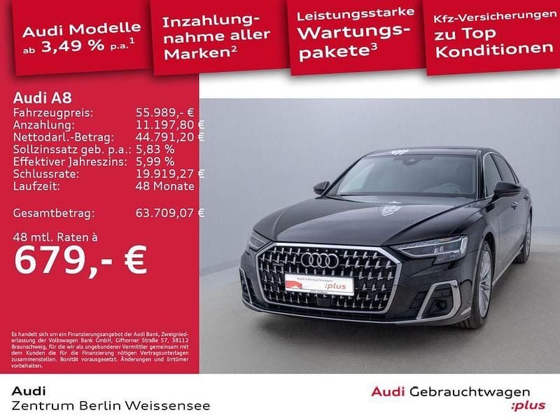 Gebraucht Audi A8L Exclusive 286 PS (210 kW) 2022 Brillantschwarz Limousine