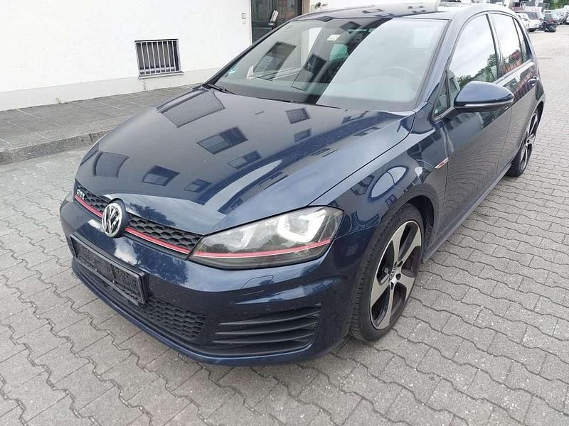 Night blue Gebraucht 2014 VW Golf VII GTI Kleinwagen | 11.990 € (Superpreis) - Bild 1/4