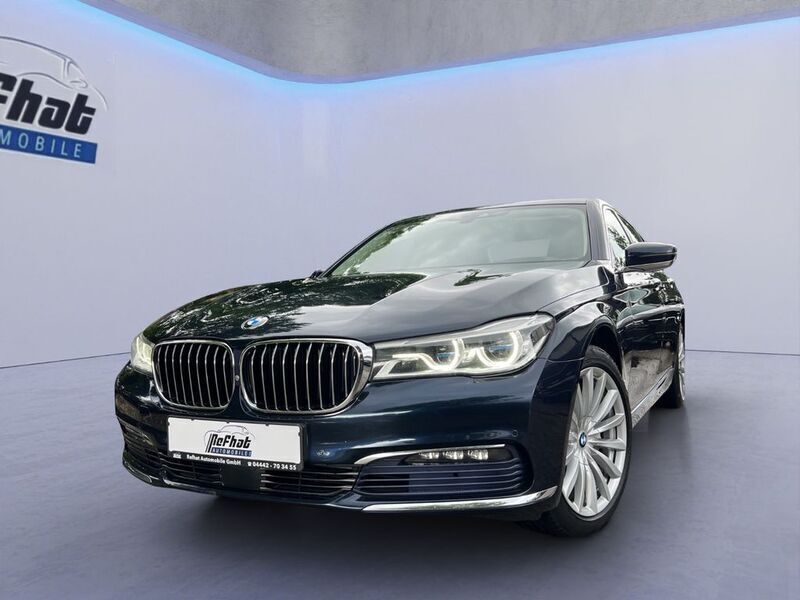 Blau Gebraucht 2016 BMW 740L Sport Line Limousine | 24.500 € (Superpreis) - Bild 1/4