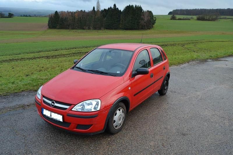 Rot Gebraucht 2006 Opel Corsa Limousine | 2.400 € (Guter Preis) - Bild 1/4