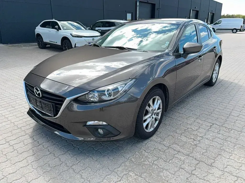 Brugt Mazda 3 Prime-Line 101 HK (74 kW) 2015 Brun Sedan