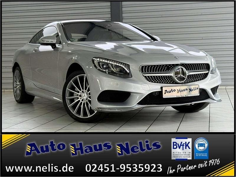 Iridiumsilbermet. Gebraucht 2016 Mercedes 500 AMG Coupé | 48.980 € - Bild 1/4