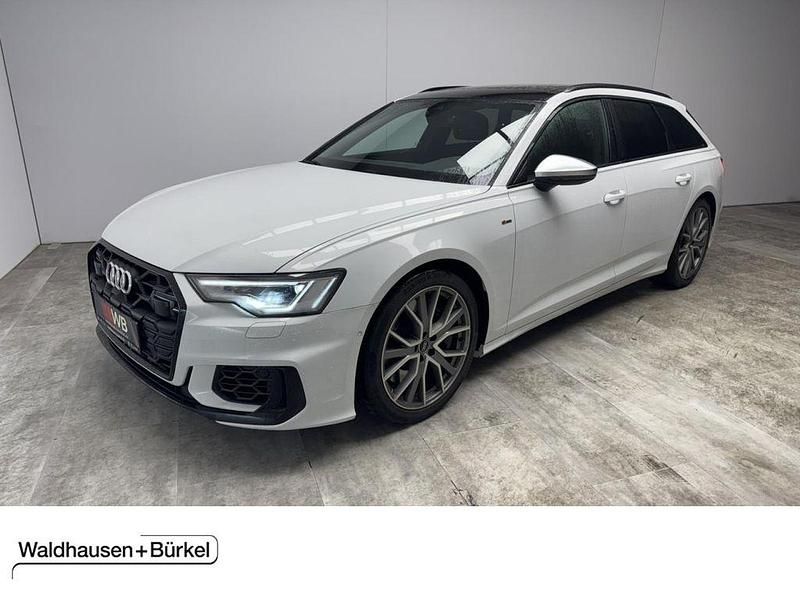 Gletscherweiß (metallic) Gebraucht 2024 Audi S6 Sport Kombi | 67.990 € (Fairer Preis) - Bild 1/4