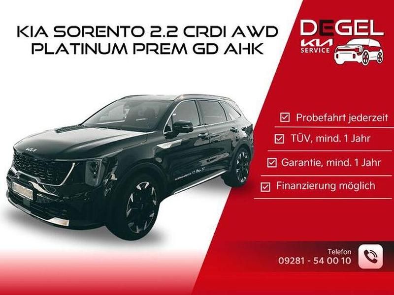 Schwarz Gebraucht 2024 Kia Sorento Platinum SUV | 54.900 € (Etwas zu teuer) - Bild 1/4