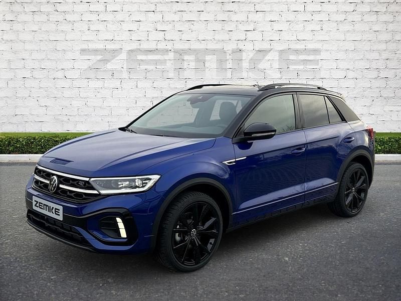 Blau Gebraucht 2024 VW T-Roc R-line SUV | 37.775 € (Teuer) - Bild 1/4