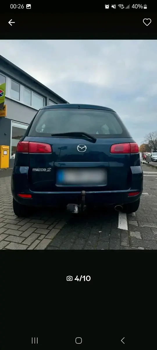 Usata Mazda 2 80 CV (58 kW) 2004 Blu Utilitaria