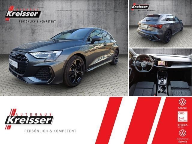 Grau Gebraucht 2024 Audi A3 Sportback S-Line Limousine | 35.480 € (Guter Preis) - Bild 1/4