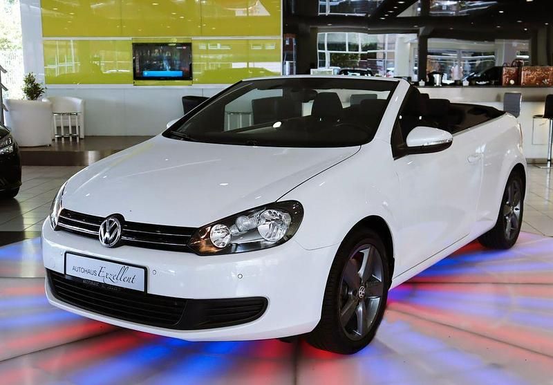 Weiß Gebraucht 2015 VW Golf Cabriolet Cabrio | 13.700 € (Fairer Preis) - Bild 1/4