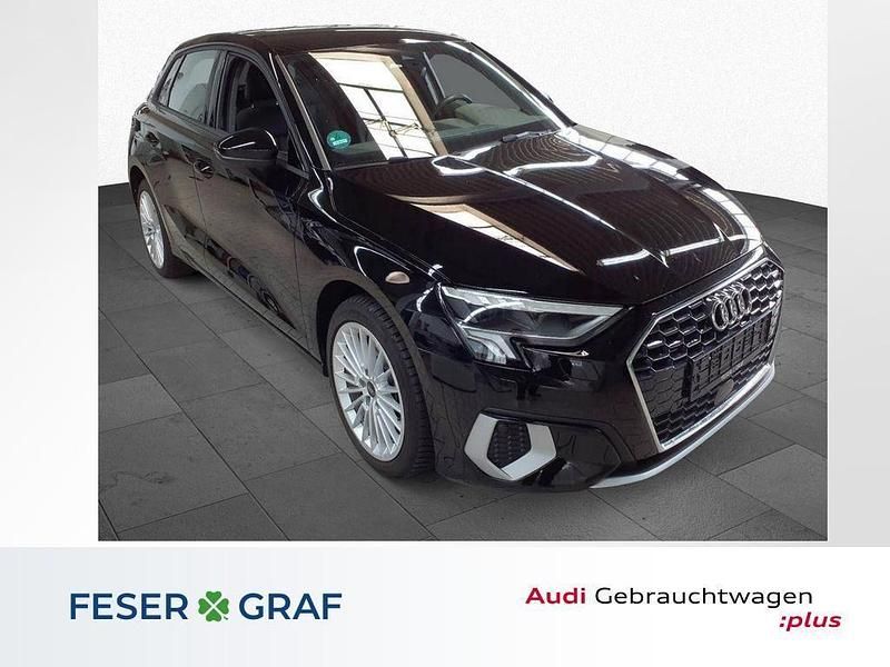 Brillantschwarz Gebraucht 2022 Audi A3 Sportback e-tron Advanced Limousine | 23.890 € (Guter Preis) - Bild 1/4