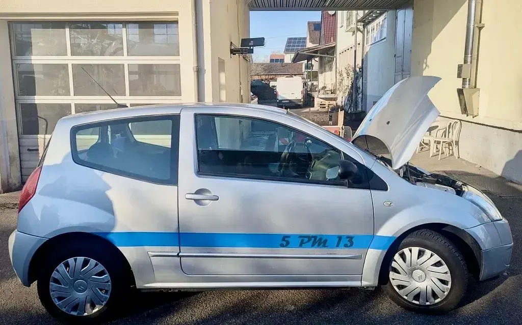 Gebraucht Citroën C2 Style 60 PS (44 kW) 2006 Silber Kleinwagen