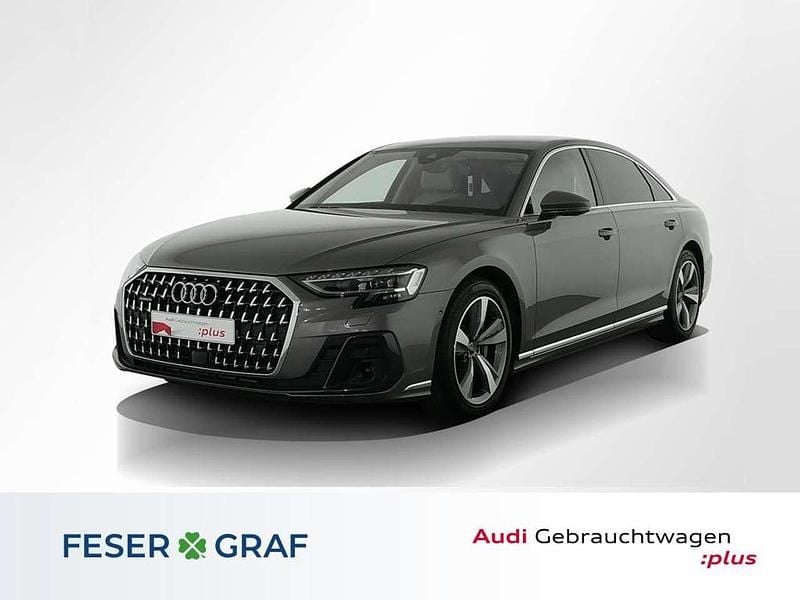 Terragrau metallic Gebraucht 2022 Audi A8L Ambiente Limousine | 65.447 € (Guter Preis) - Bild 1/4