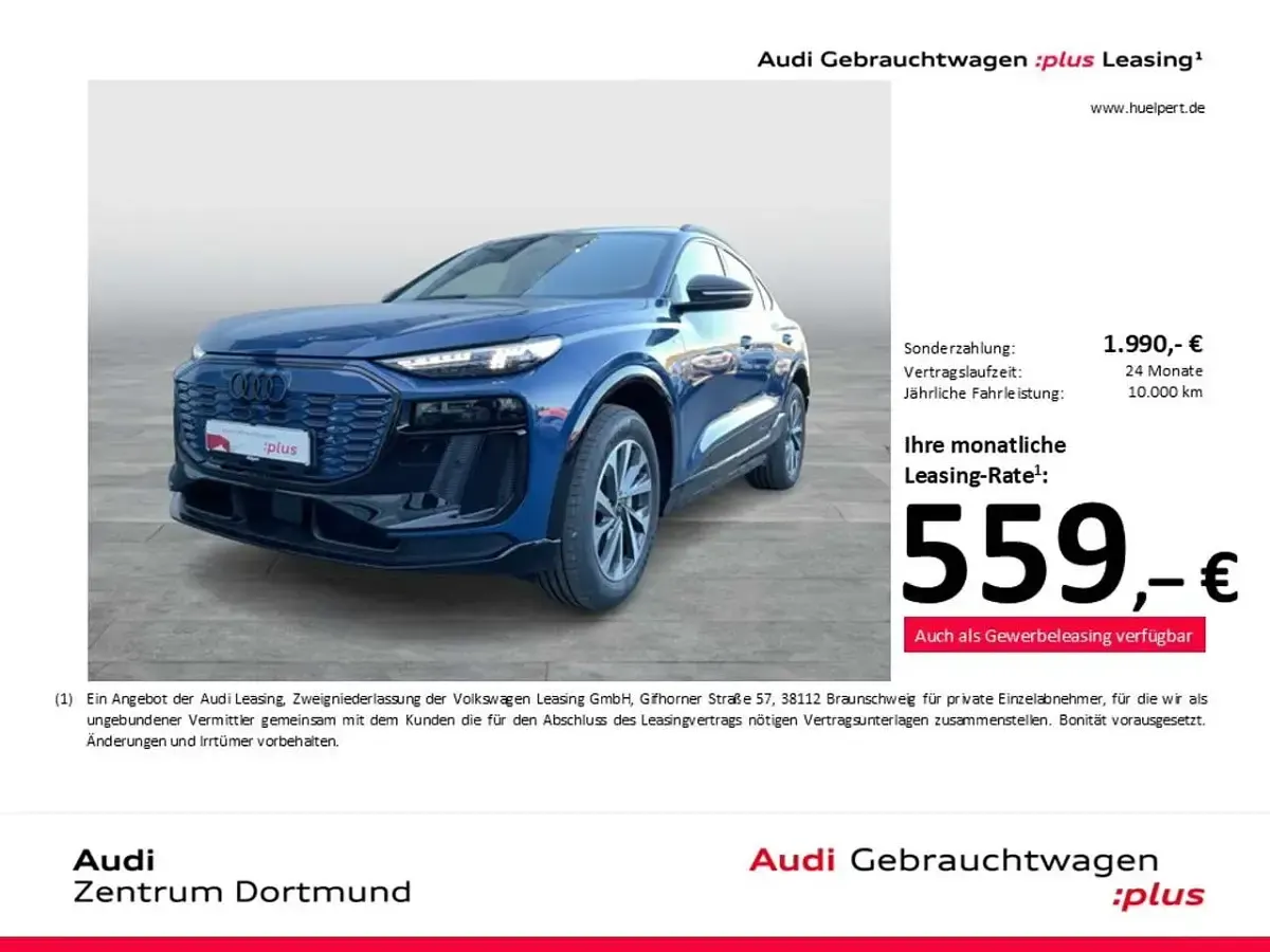 Gebraucht Audi Q6 Sportback e-tron S-Line 284 kW (387 PS) 2025 Blau SUV